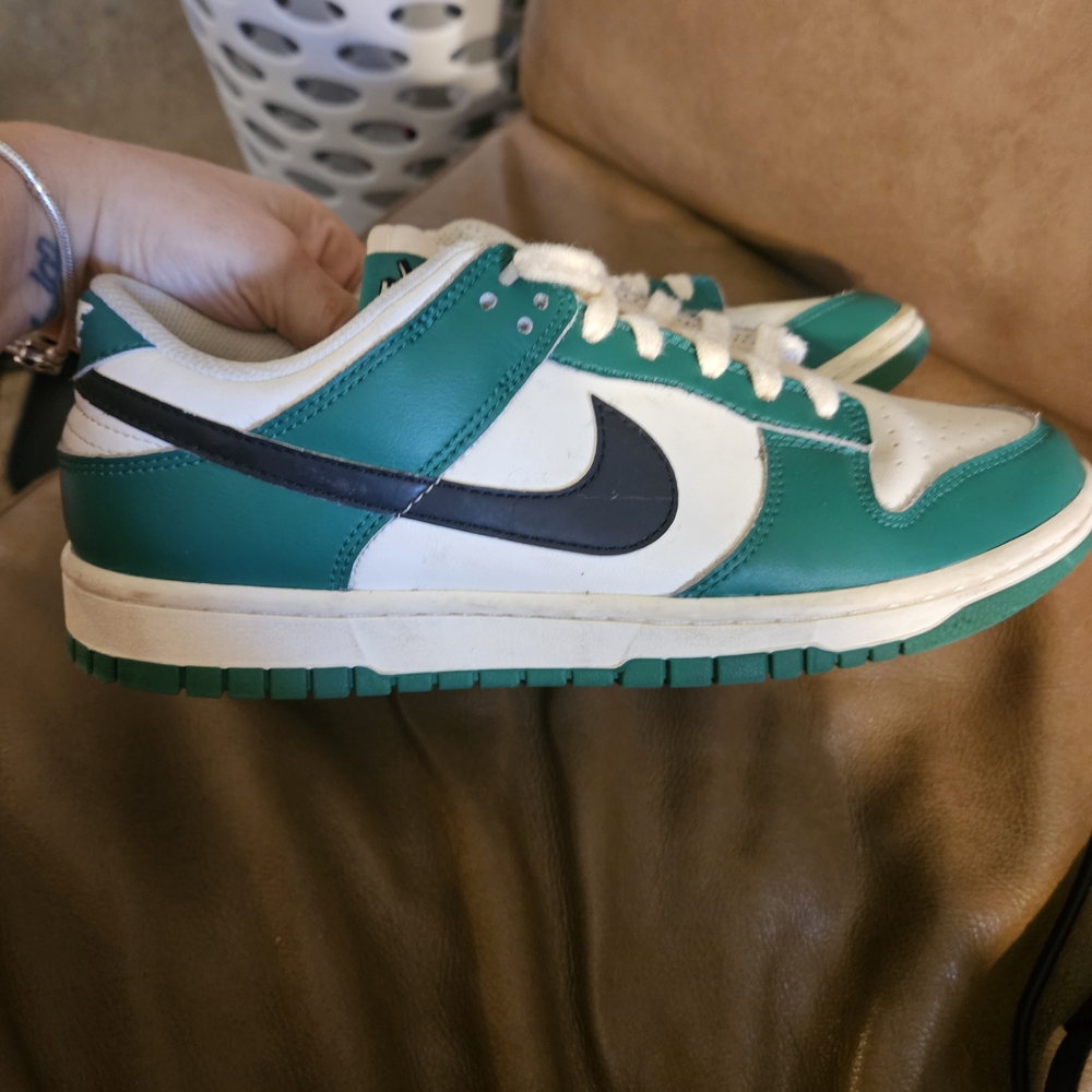 Nike Teal and White Sneakers